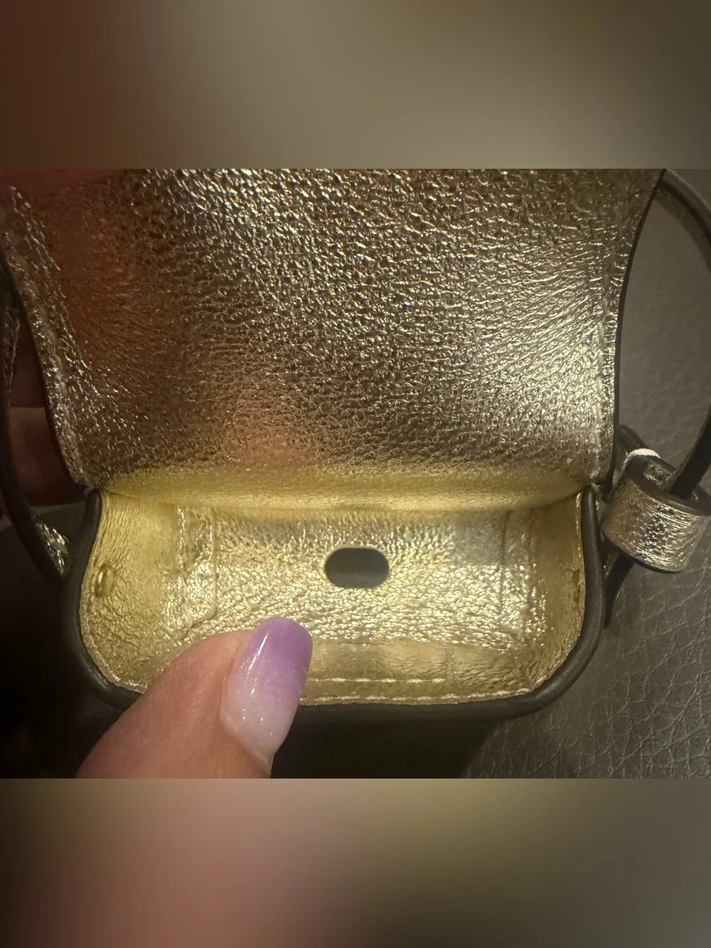 Tory Burch shimmery metallic
